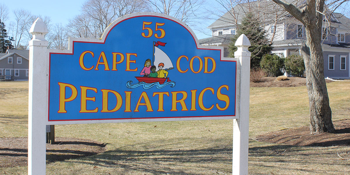 Cape Cod Pediatrics sign